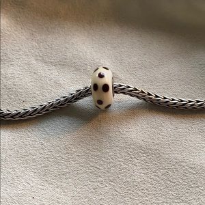 Brown Dot Trollbead